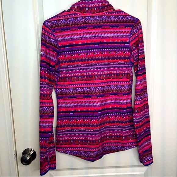 Nike Pro Dri-Fit Half Zip Pullover Lightweight Jacket Purple Pink - Picture 8 of 14